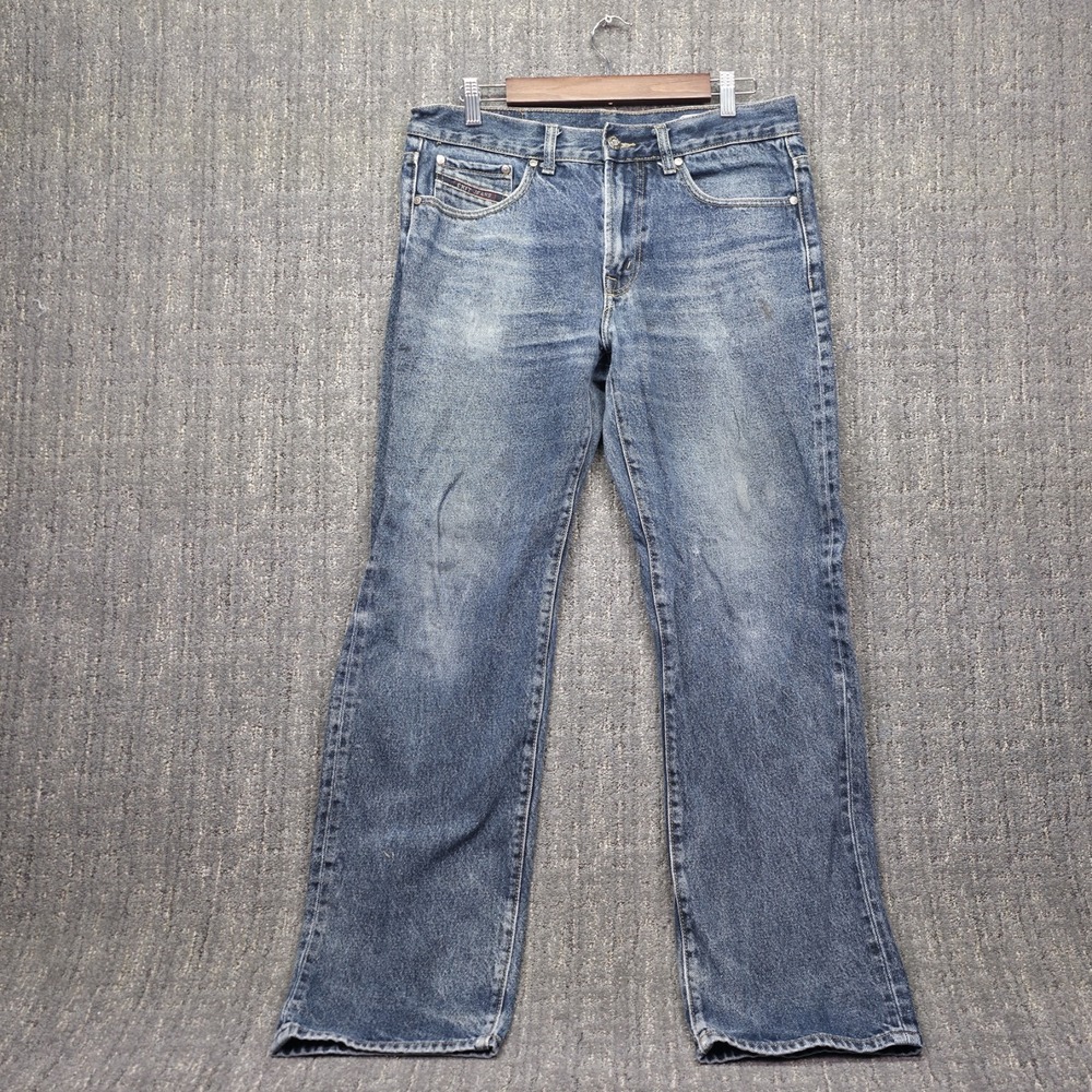 Vintage EXIT Jeans Men's 34x30 Loose Fit Bootcut Skater Y2K 90s Denim‎ Grunge